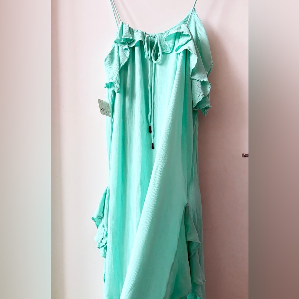 BNWT Free-est Oceans Maxi Dress Mint Wave - Picture 16 of 16